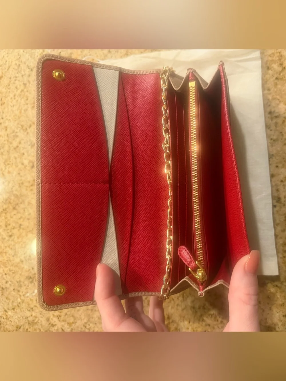 PRADA Saffiano Leather Wallet